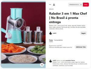 Tráfego para o seu negócio  com Pinterest exemplo de pins