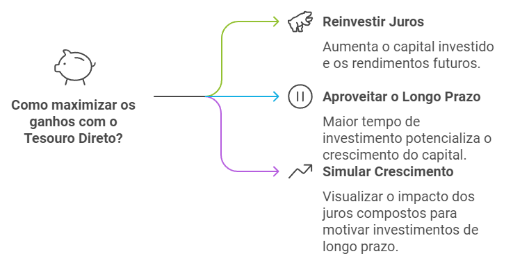 aproveitando o poder dos juros compostos no tesouro direto